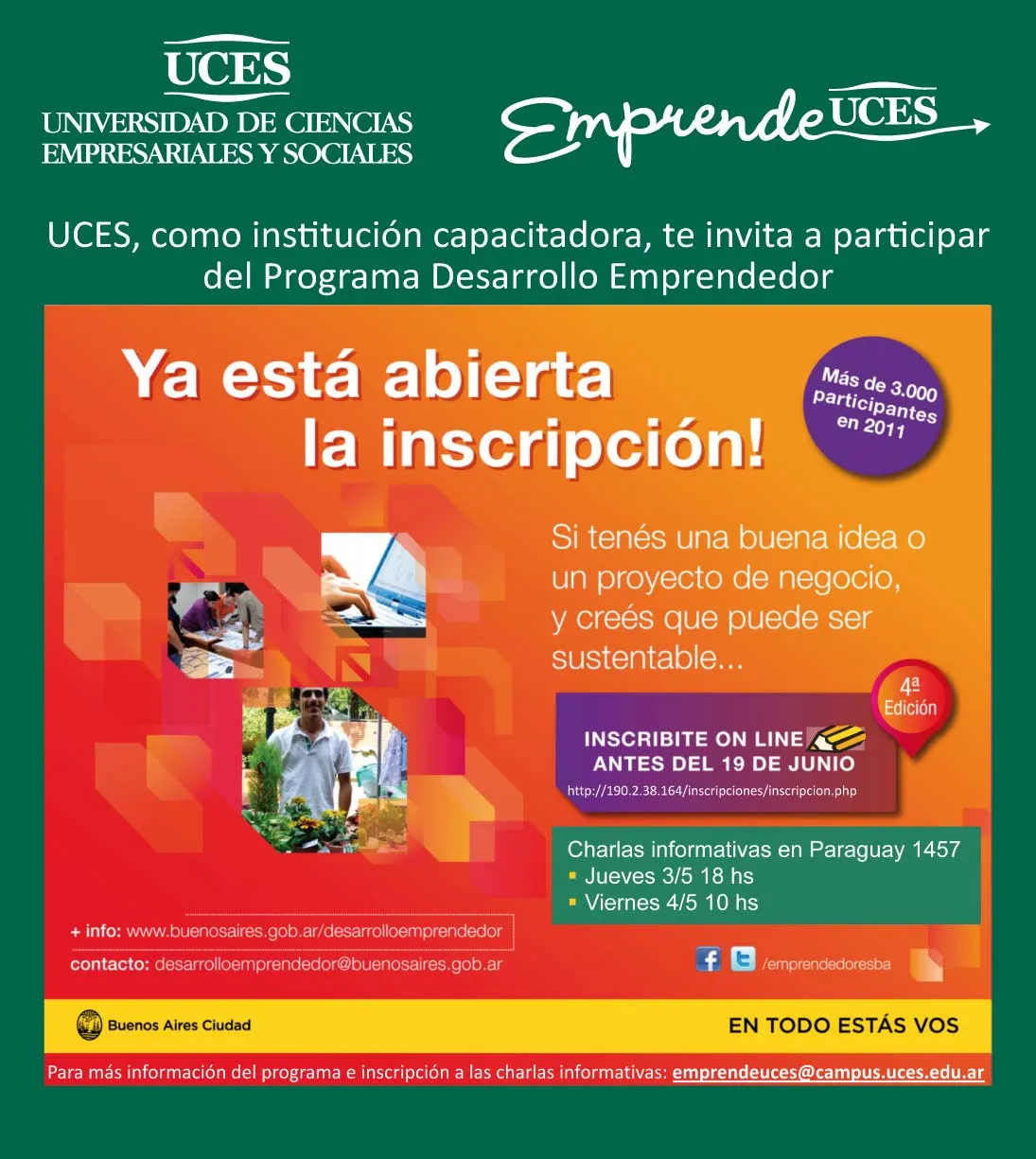 Curso gratuito para Emprendedores